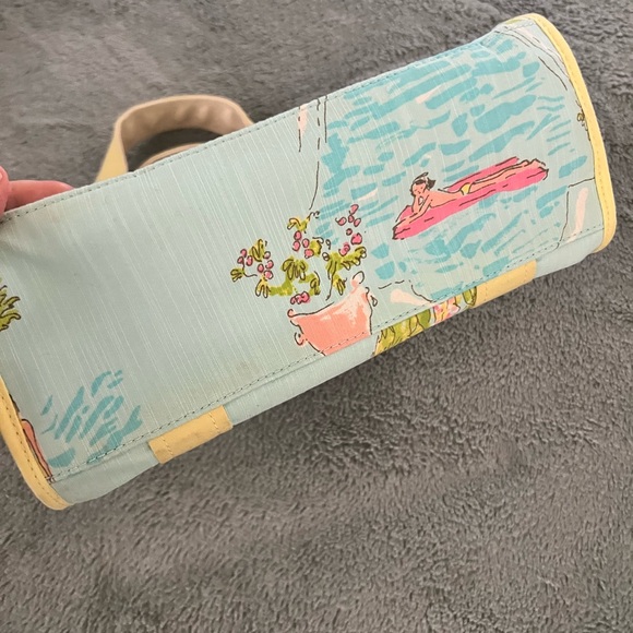 💛🩵💚🩷NWOT Lily Pulitzer Originals est. 1959ish Canvas Tote Bag Purse - Picture 2 of 10